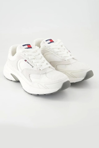 Tommy Hilfiger Tommy Jeans Kadın Bej Mesh Panel Sneaker Bej