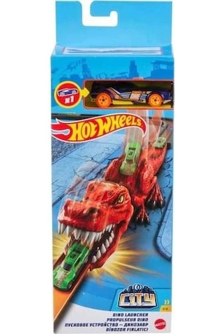 Hot Wheels Vahşi Fırlatıcılar Serisi Kırmızı Dinazor GVF41 GVF42