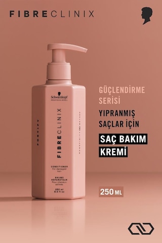 Fibre Clinix Güçlendirici Saç Bakım Kremi 250ml Yıpranmış Saçlar