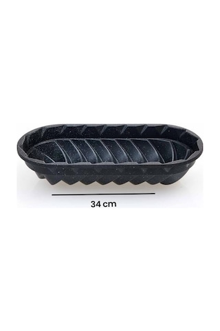 Thermoad Granit Baton Kek Kalıbı - 34 Cm Gri