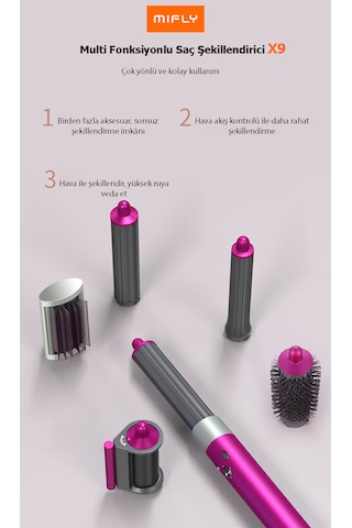 Mıfly Multi Fonksiyonlu Saç Şekillendirici