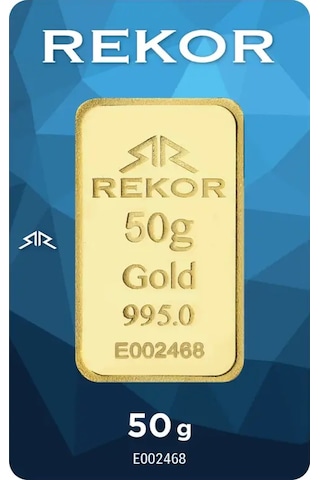 Rekor 50 Gr Külçe Altın