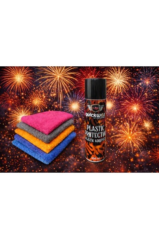 Plastik Koruyucu Yenileyici Sprey Ve Mikrofiber Uygulama Bezi