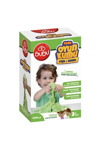 Bubu Kinetik Kum 1000 Gr Yeşil Ku0009