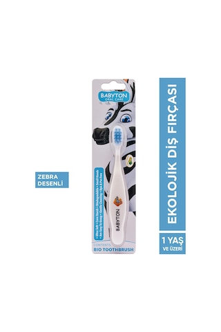 Babyton Panda Papağan Zebra Bio Diş Fırçası 3'lü Set