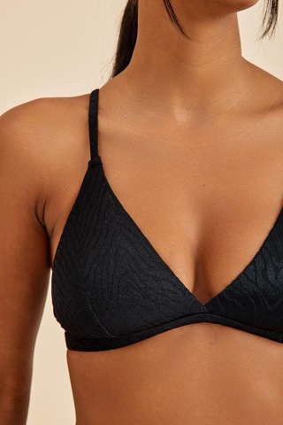 Amarelle Bali Siyah Dolgusuz Üçgen Bikini Takım Siyah