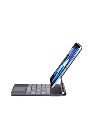 Apple iPad Uyumlu Pro 11 2022 Kılıf X7 Magic Manyetik Klavyeli Tablet Kılıfı - Siyah Standart