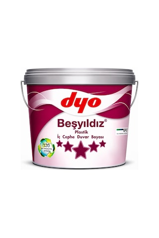 Dyo Beşyıldız Plastik İç Cephe Boyası 3.5 Kg Alüvyon Diğer