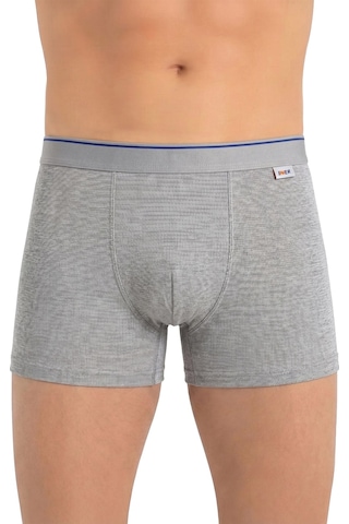 Just Inner Erkek Pamuklu Boxer Pike Kumaş Ergonomik Tasarım 137001 Gri