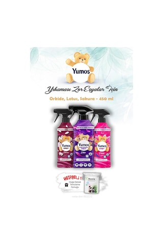 Orkide, Lotus Ve Sakura 450 Ml Yıkaması Zor Eşya Spreyi Yumoş Rosıe Hediye Tekli