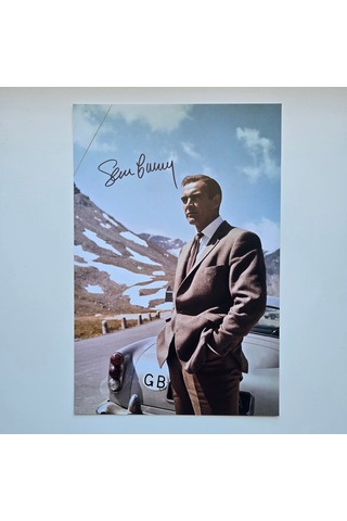 Sean Connery, James Bond 20x30 Cm Boyutunda Islak İmzalı Fotoğraf