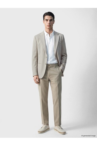 Lcw Busıness Bej Slim Fit Erkek Blazer Ceket