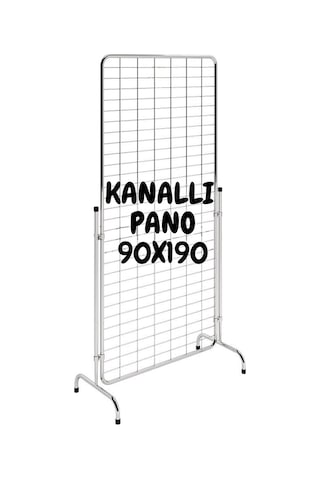 Manken İstanbul Tel Pano Standı + Kanca Krom 80 Adet﻿﻿