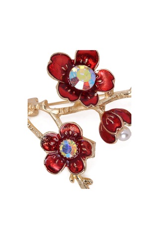 İncili Çiçek Broş W27brs006 Uw27brs00662 Gold