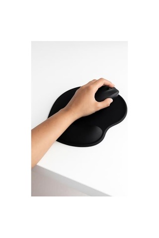 Siyah Bilek Destekli Ergonomik Mouse Pad