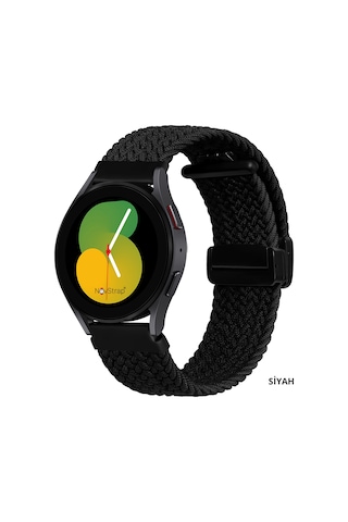 Novstrap Xiaomi Mi Watch Uyumlu Kordon Kayış 22mm Flexible Örgü Magnet Tokalı Kordon