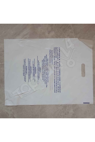 Otel Tipi Kirli Çamaşır Poşeti Laundry Bag K-146 500 Adet Beyaz