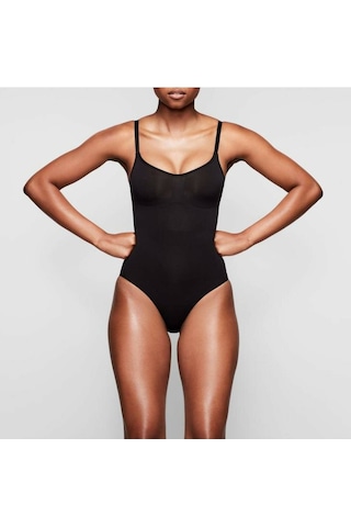 Mistirik Kadın Çıtçıtlı (Zıbın) Korse Push Up Etkili Siyah Renk Siyah