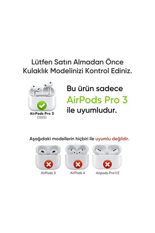 Airpods Pro 3 İle Uyumlu Armor Serisi Darbelere Karşı Ultra Güçlü Koruma Fiber Karbon Arka Tasarım Kılıf Soft H