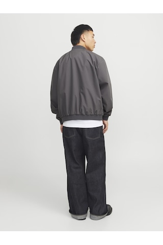Jack & Jones Erkek Beyzbol Yaka Bomber Ceket - Charge - 12268608 Castlerock Çok Renkli