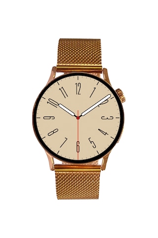 Logia Gt2 38mm Çinko Alaşım Kasa Metal Kordon Akıllı Saat - Rose Gold