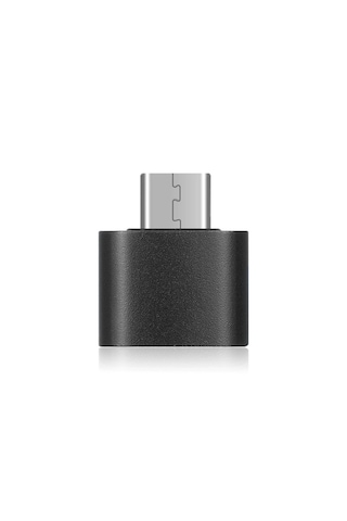 Gplus Apple Uyumlu MacBook Pc Telefon Usb Typec Çevirici Otg Siyah