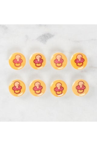 Loren Crafts 8'li Emzik Düğme - 1011