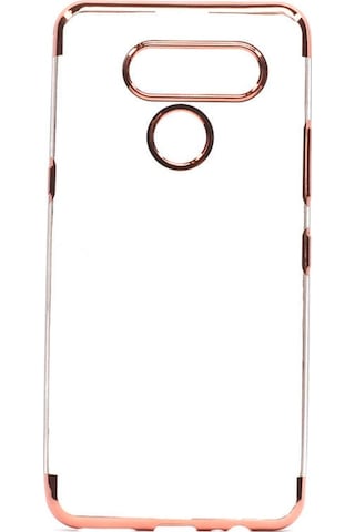 LG Uyumlu K50S Kılıf Zore Dört Köşeli Lazer Silikon Kılıf