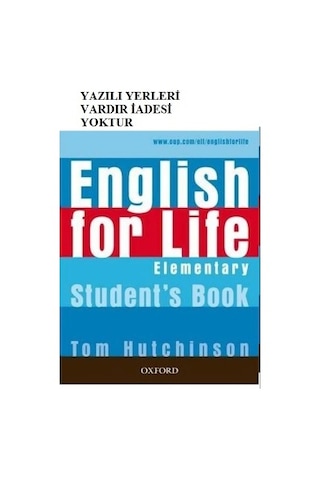 English For Life Elementary Student's Book And Workbook 2. El İadesiz