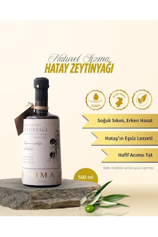 Nima Gurme Sızma Naturel Hatay Zeytinyağı 500 ML