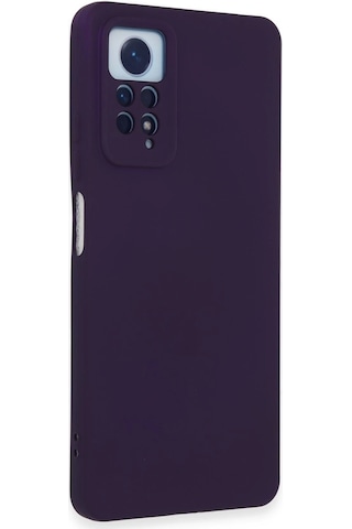 Newface Xiaomi Redmi Note 12 Pro 4g Kılıf Nano İçi Kadife Silikon Semeglbl - 86 - Mor