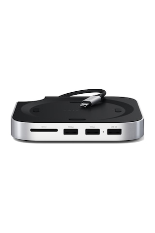Satechi Mac Mini M4 Stand & Hub Ssd Gümüş St-gnmmes
