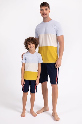 Arnetta All You Need Is Family Gökyüzü Mavisi Erkek Çocuk Bermuda Takım