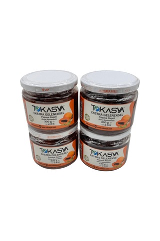 Tokasya Papaya Reçeli Elma Konsantreli Kavanoz 4 x 330 G