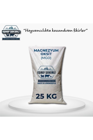 Eşref Şekerli Magnezyum Oksit Mgo 25 Kg