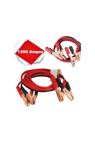 Akü Takviye Kablosu 1200 Amper Taşıma Çantalı Standart