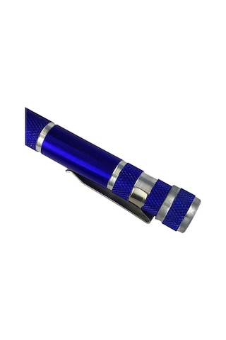 Neevoyu Alüminyum Uçlu 8 Li Manyetik Tornavida - Çift Taraflı Uç Değiştirilebilir, Taşınabilir Tamir Aleti Gümüş