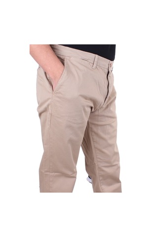 Twister Togo 728 Bej Yüksek Bel Rahat Paça Erkek Kanvas Pantolon Bej