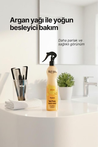 Akat Gardi Çift Fazlı Argan İçerikli Fön Suyu 400 Ml