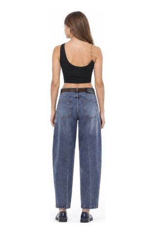 Hiccup Squalo Pamuklu Pantolon Orta Mavi Denim