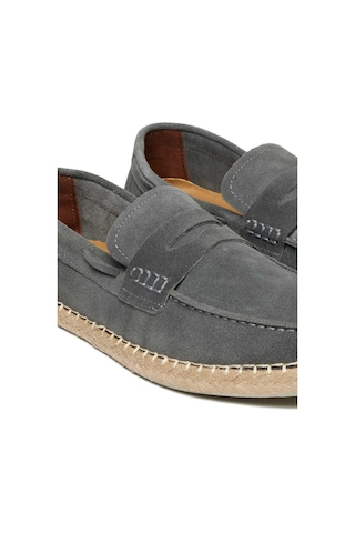 Bestello Bağcıksız Eva Taban Loafer 028-7020 Erkek Ayakkabı Grı Suet