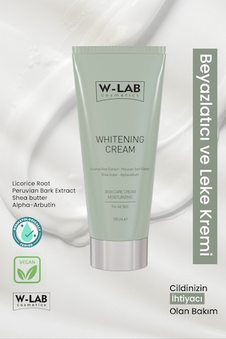 W-Lab Cosmetics Beyazlatıcı Krem 100  ML