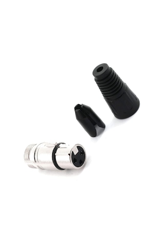 5'li Paket Dişi 3-pin Xlr Jak Ses Kablosu Konnektörü