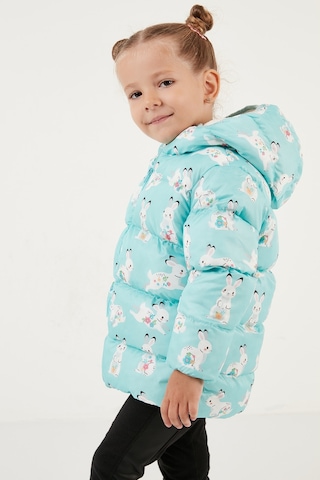 Lela Ekstra Dolgulu Içi Yumuşak Polarlı Kapüşonlu Şişme Kız Çocuk Mont 5763007 Mint