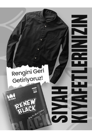 Mr. Muhan Renew Black Siyahlatıcı ve Renk Canlandırıcı Çamaşır Mendili 4'lü