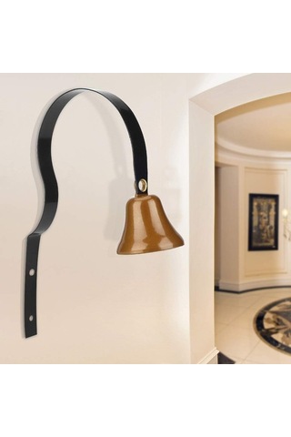 Retro Metal Duvar Saati Vintage Kapı Zili Ev Dekorasyonu B Diğer