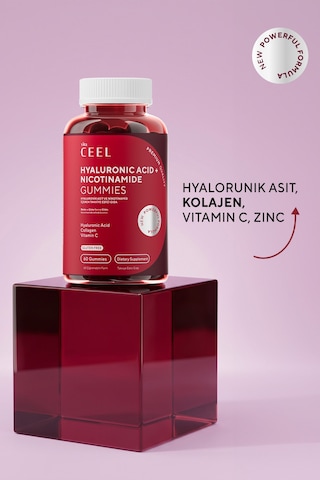 VitaCeel 2'li Cilt ve Saç & Tırnak Gummy Vegan Çiğnenebilir Vitamin