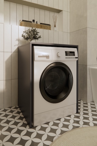 Odaco Premium Çkmd-01 %100 Mdf Çamaşır Ve Kurutma Makinası Banyo Dolabı Antrasit
