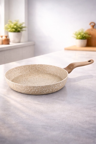 Diez 30 Cm Granit Ezme Tava Cappucıno Yapışmaz