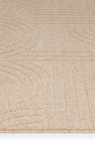 Seyran Loopy 623 Bej Halı Ince Mutfak Kilim Salon Kesme Halı Yolluk Bej